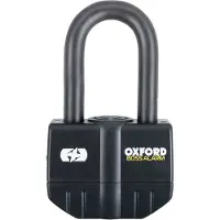 Oxford boss alarm lukko hälyttimellä, musta, 16mm