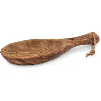 Petromax Flat Bowl 25 cm Olive Wood, kulho, oliivipuu