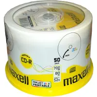 Maxell CD-R 700Mb 52x, 120 mm, 700 MB (MX624006)