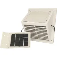 Sunwind Minivent tuuletin erillisellä aurinkopaneelilla