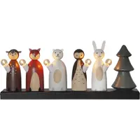 Star Trading - Forest Friends Kynttelikkö 19 cm Monivärinen