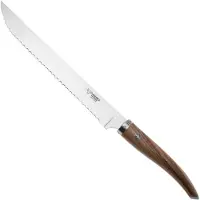 Laguiole En Aubrac Gourmet PGO25NOI walnut wood, bread knife, 25 cm