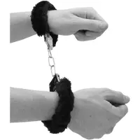 Ouch! - B&W Pleasure Furry Wrist Cuffs