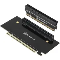 Silverstone RC06, PCI Express 4.0 x16 riser card RVZ01/RVZ03/ML07 -koteloille, musta