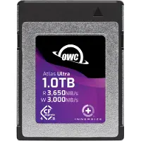 OWC CFexpress Atlas Ultra R3650/W3000 (Type B) 1TB -muistikortti