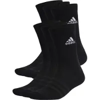 Adidas Urheilusukat 'Cushioned Sportswear Crew 6 Pairs' musta / valkoinen