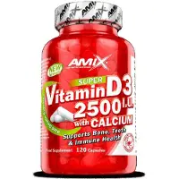 Amix Vitamin D3 2500 Iu Witch Calcium Kapselit 120 Yksiköt