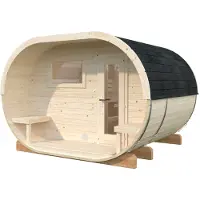 Palmako Anette 3,0+1,5 m2 tynnyrisauna