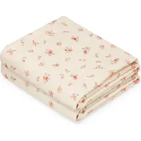 Cam Cam Copenhagen Muslin Cloth, Printed, 2-Pack - Gots - Classic Stripes Rose - Cream - ONE SIZE