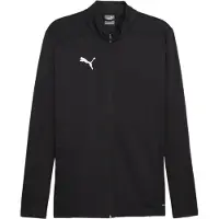 Puma Urheilullinen collegetakki 'teamFINAL' musta / valkoinen