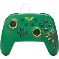 PowerA Hyrule Defender peliohjain, vihreä/valkoinen/keltainen