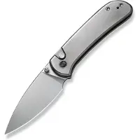 We Knife Qubit Button Lock Bead Blast