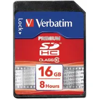 Verbatim Premium muistikortti 16 GB SDHC Class 10