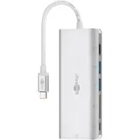 Goobay Multiport Adapter HDMI USB CR RJ45 PD