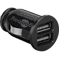 Goobay Dubbel USB-bilsladdare (15,5 W) 15,5 W max. 3,1 A (12/24 V) 2x USB