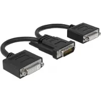 DeLOCK 65281, 0,2 m, DMS, 2 x DVI, Uros, Naaras, Nikkeli
