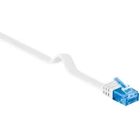 Goobay RJ45 U/UTP Cat6a Ethernet lattakaapeli, 10-GigaBit, 20 m, valkoinen
