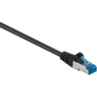 Digitus Patch-kaapeli CAT 6A, S/FTP (PiMF), musta, 10 m