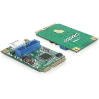 DeLOCK 95234, Mini PCI Express, USB 3.2 Gen 1 (3.1 Gen 1), Windows 7 Home Basic, Windows 7 Home Basic x64, Windows 7 Home Premium, Windows 7 Home Prem