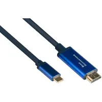 GOOD CONNECTIONS – Alcasa 4520-CSF020B, 2 m, USB Type-C, HDMI-tyyppi A (vakio), Uros, Uros, Suora