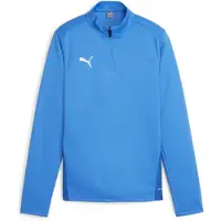 Puma Harjoituspaita Teamgoal 1/4 Vetoketju - Sininen/valkoinen Lapset, koko 140 cm