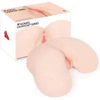 Kokos Maria - aidon tuntuinen torso‑tekovagina ja peppu (ihonvärinen)