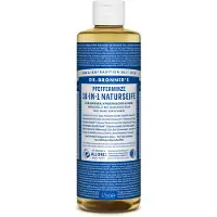 Dr. bronner's Peppermint yleiskäyttöinen nestesaippua 475 ml