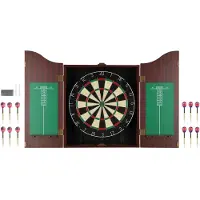 Atom Darts kaappi tikoilla,