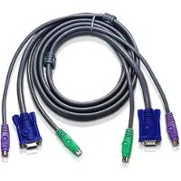 Aten KVM-kaapeli, 2xPS/2 u - u ja 1xHD15 u - n, 1,8m