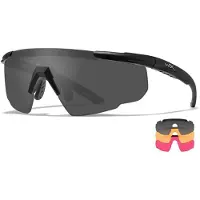 Wiley x WileyX SABER ADV Smoke/Vermillion/Light Rust Matte Black Frame