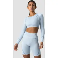 ICANIWILL Blick Seamless Crop top Light Blue