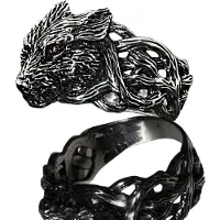 Northern Viking Jewelry Fenrir Wolf sormus NVJ-H-SO010-200