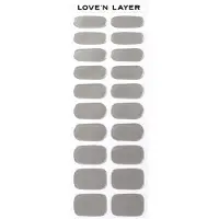 Love'n Layer Metallic Shiny Steel