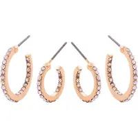 Dazzling J11 2-Pack Hoops Gold