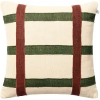 Chhatwal & Jonsson Kiran tyynynpäällinen 50 x 50 cm Terracotta-Cactus Green