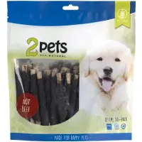 2pets - Purutikku jauhelihaa 12 cm 30-pack 400g - Koirat - Koiran herkut ja puruluut
