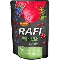Dolina Noteci Rafi Märkäruoka koirille riistalla pusseissa 300 g