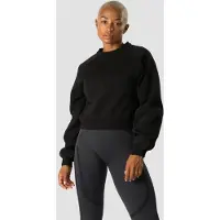 ICANIWILL Everyday Cropped Crewneck Black