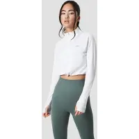 ICANIWILL Define Cropped 1/4 Zip Adjustable White