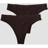 ICANIWILL Everyday Seamless Thong 2-pack Moccha
