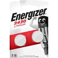 Energizer CR2430, Kertakäyttöinen akku, CR2430, Litium, 3 V, 2 kpl, 320 mAh (E300830307)