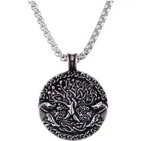 Northern Viking Jewelry Wolf Tree of Life kaulakoru NVJRS111