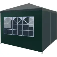 vidaXL Juhlateltta 3x3 m vihreä