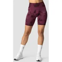 ICANIWILL Define Seamless Tie Dye Biker Shorts Burgundy
