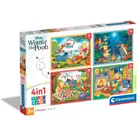 Clementoni Nalle Puh 4-in-1 palapeli
