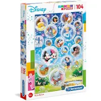 Clementoni Palapeli 104 Super väri Disney klassikko