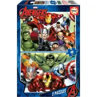 Educa Borras 2X48 Avengers - Multi/patterned - ONE SIZE