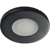 Kanlux S.A. Marin alasvalo kylpyhuoneeseen 12V MR16 85mm(60-62mm aukko) IP44/20 musta