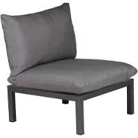 Fiam Domino Set Of Seat And Backrest Antracite - Penkit Olefiini Antrasiitti - 491D BINE