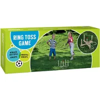 Happy Summer Ring Toss Game Wood - Multi/patterned - ONE SIZE